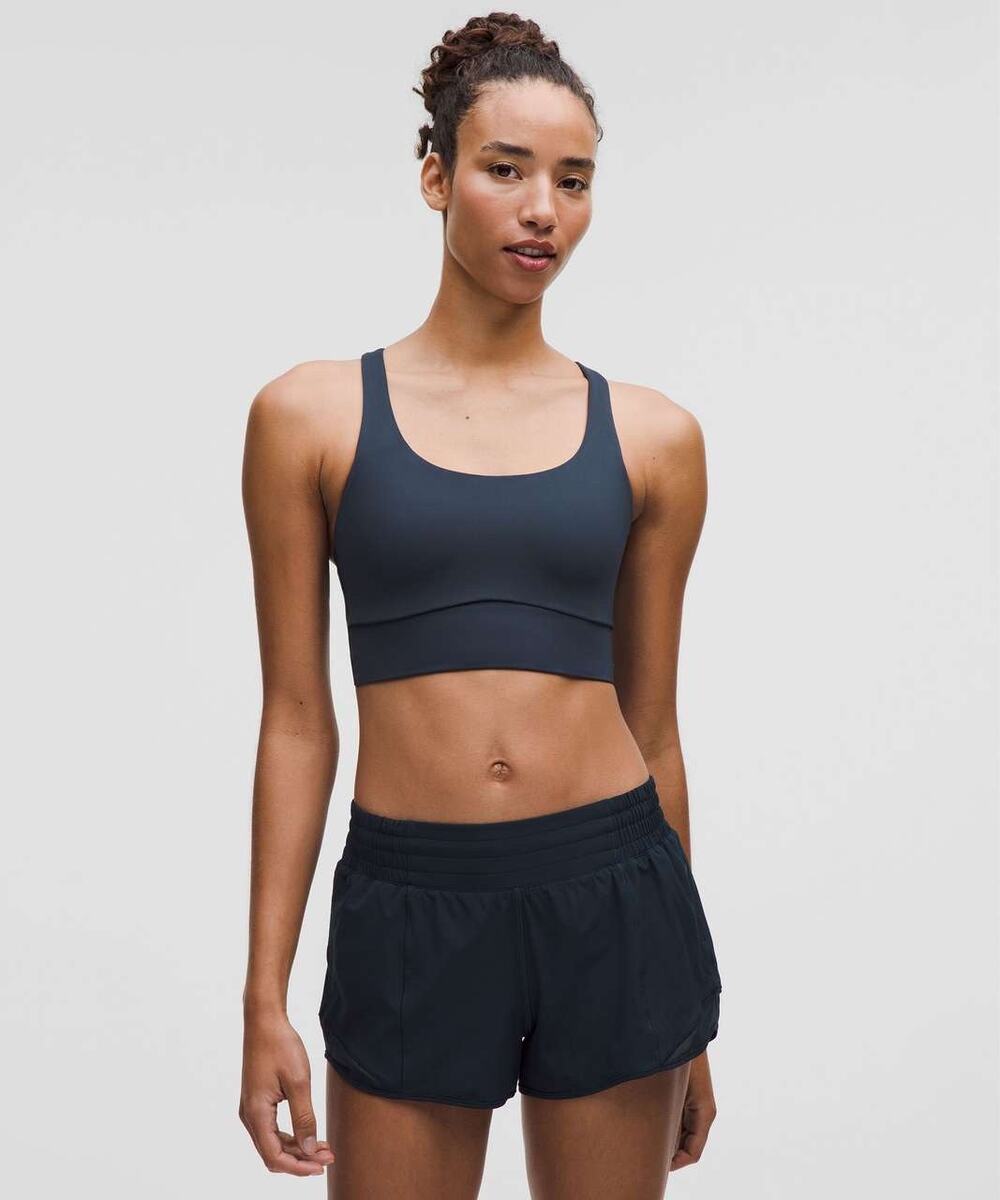 Lululemon Energy Longline Bra Medium Support *Evolve True Navy - Size: Small